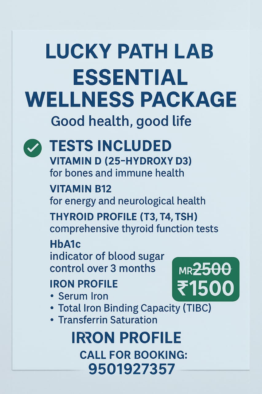 Essential wellness health package